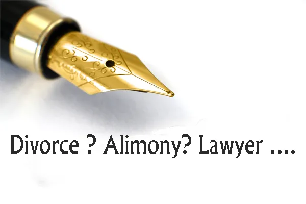 Divorce ? Alimony? Lawyer ....